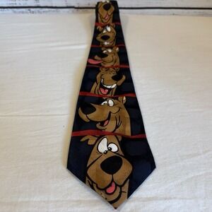 Vintage 1997 Scooby-Doo Portraits Cartoon Network Novelty Necktie